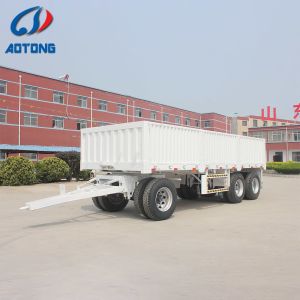 Drawbar Turntable Full Type Trailer with 50T Max Payload and Optional Logo