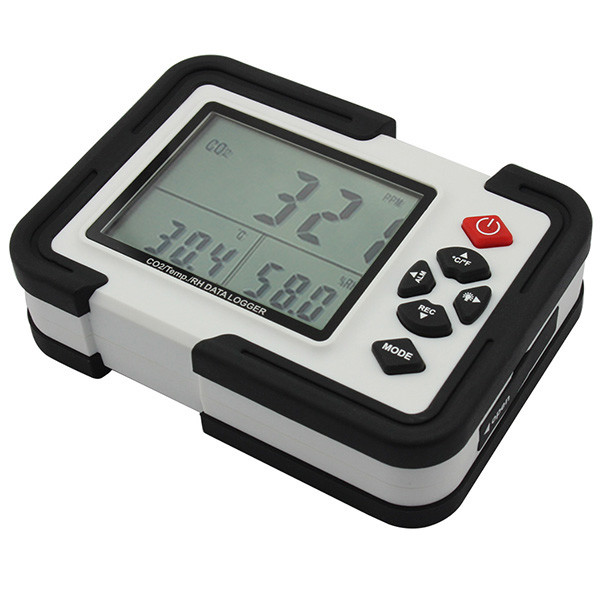 Portable Digital CO2 Meter CO2 Monitor Detector HT-2000 Gas Analyzer 9999ppm CO2