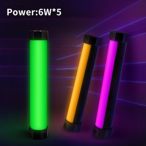 14 Effects USB LED Tube Light 14 Effects 25cm Handheld LED Tube Light Rechargeab