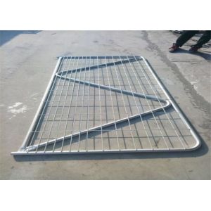 1-5/8"OD 5ft x 10ft portable welded galvanized pipe stockyard farm fence panels