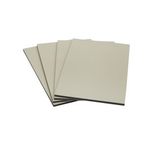 Silver UV-Resistant Aluminum-Finished Composite Panel
