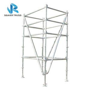 Multi Functional Ringlock Scaffolding System , High Strength Portable Scaffold