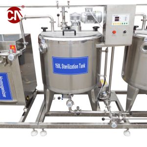 Customized Milk Pasteurizer Machine Economical Type Ice Cream Pasteurizer