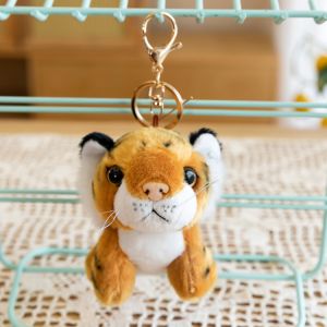 EN71 15cm Simulation Siberian Tiger Plush Doll