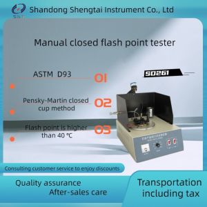 Manual ASTM D93 Flash Point Tester Binsky Martin Closed Mouth Cup Method
