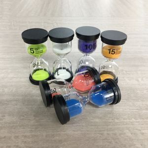 Customzied 30 Min Hourglass Sand Timer Clock Logo Printing For Kids Toy