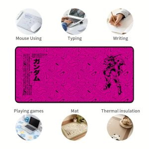 Custom Pattern Lock Edge Office Helper Mouse Pad Gaming Style Durable Rubber