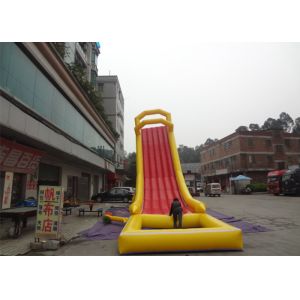 Exciting Fire - Resistant Water Inflatable Rentals / Inflatable Pool Slide For