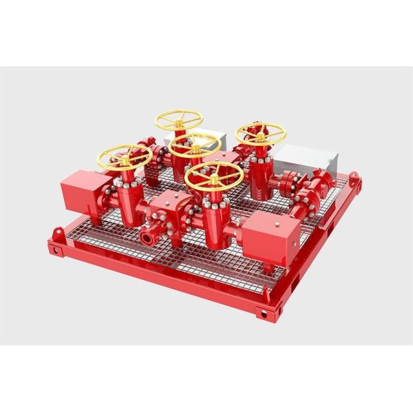 Oil Well Testing Choke Manifold with 3000psi Pressure Control and API 16C Standard