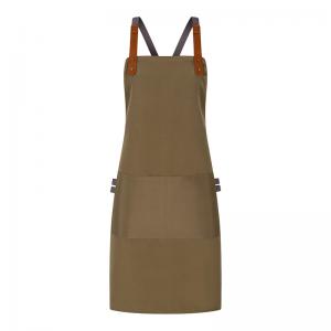China Custom Logo Chef Cooking Apron  Adjustable Straps Sublimation Women Wholesale Aprons Waterproof Polyester on sale