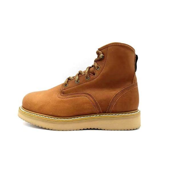 Mens Flat Sole Boots Vintage Black High Top Boots Durable Large Size