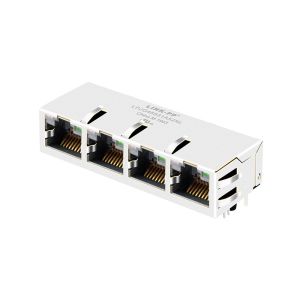 Wholesale LPJG48831A52NL Quad Port RJ45 Connector With Integrated Magnetic from china suppliers