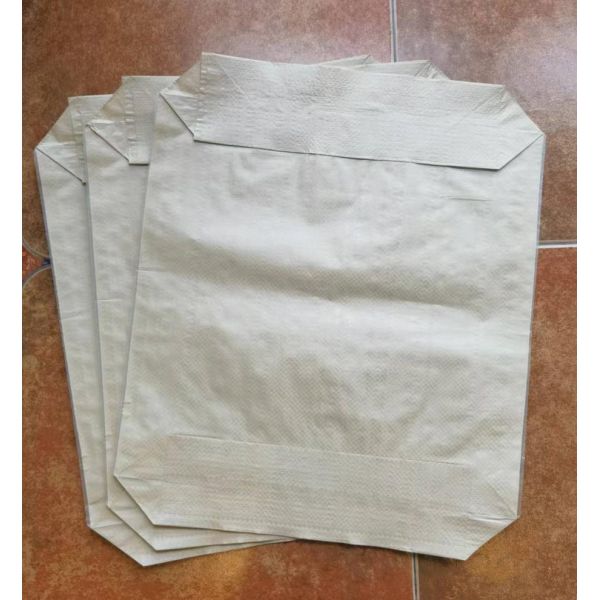 Heat Seal Plastic Packaging Bag for Cement Building Material 50x60x10cm 85GSM