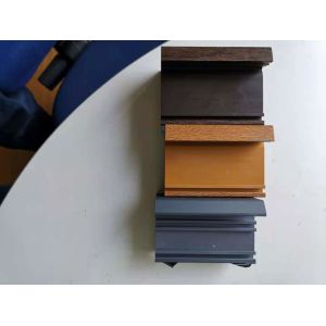 Vinyl Composite UPVC Door Profiles Sound Insulation High Performance Customized