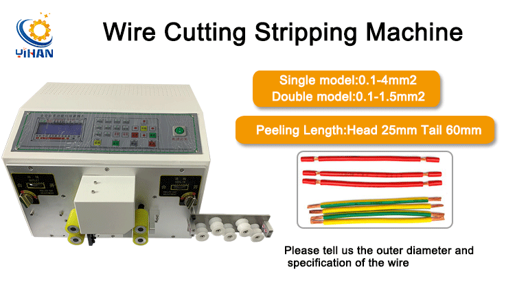 Electric Cable Stripper with Adjustable Stripping Length and High Production Capacity