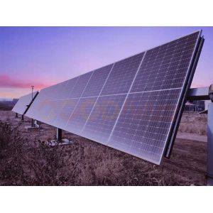 6kw Single Axis Solar Tracker Components Slew Drive Solar Panel Mounting