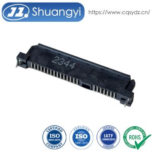 1.27mm pitch SATA C22F 86-pin female PCB connector gold-plated contact storage