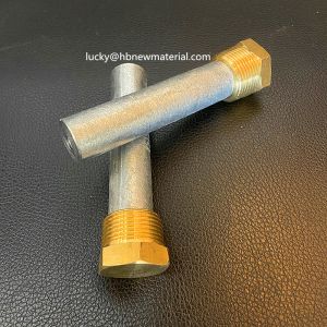 ASTM B418-95 Zinc Pencil Anodes For Water Container