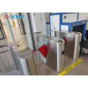 CE Flap Barrier Turnstile Mechanism Pedestrian Access Control Barrier Gate