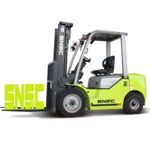 Montacargas 2.5 Ton Diesel Forklift Truck With Fork Positioner