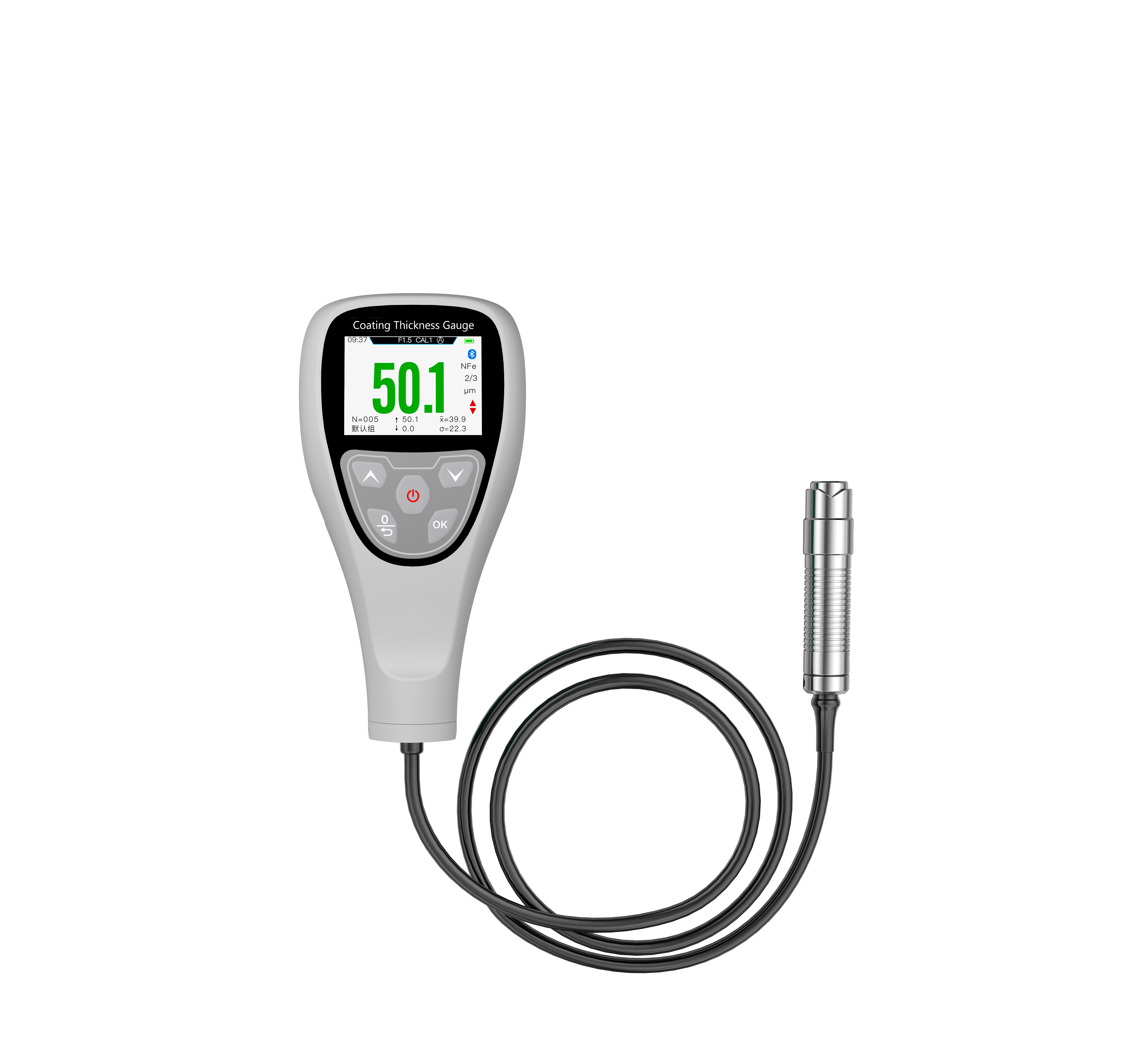 Fixed Split Type Coating Thickness Tester Coating Thickness Gauge For Chromium