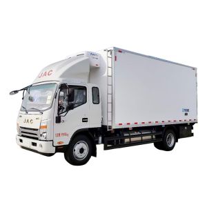 China JAC Diesel Refrigerated Truck 4x2 Light Refrigerator Truck for Fruit and Vegetable Transport on sale