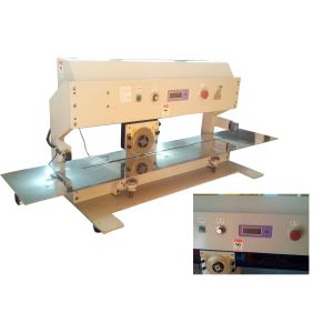 Automatic V-Cut Pcb Die Separator With Conveyor And Lcd Display
