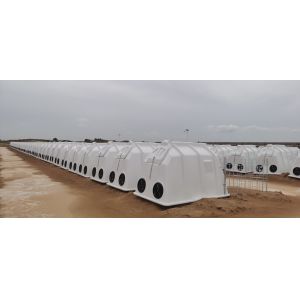 Wholesale Rectangular White Calf Hutch for Livestock from china suppliers