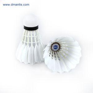 BWF Approved Badminton Shuttlecock Super Class Goose Feather Indoor OEM