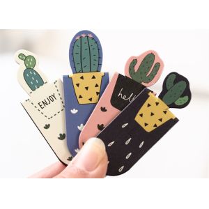 Personalized Magnetic Bookmarks Clips , Durable Custom Made Bookmarks