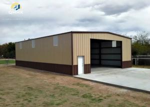 China Light Steel Structure House Q235, Q355 Prefab Metal Storage Buildings on sale