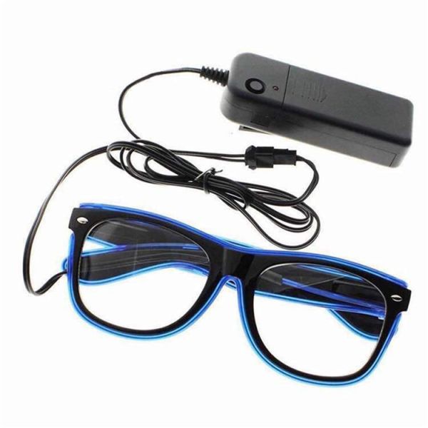 Quality Party Rave Festival Luminous LED Glasses Cold Neon Light Flashing for sale
