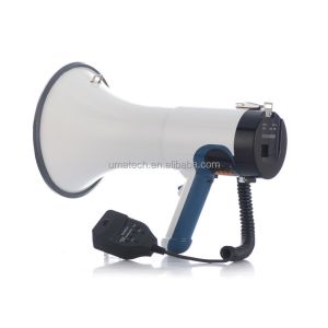80W Handheld Megaphone Rechargeable USB with Intelligent Personal Assistant None