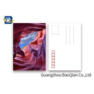 Landscape Lenticular Postcards Printing , 3D Printing Images PET / PP Material