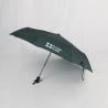 21 inch green auto open close umbrella with colored handle and zip case for sale
