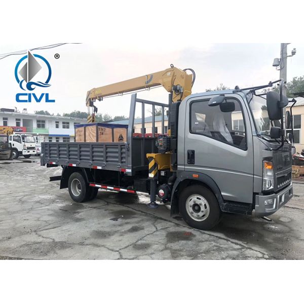 CIVL Howo 4x2 Truck Mounted Crane 10 Tons Telescopic Boom Crane