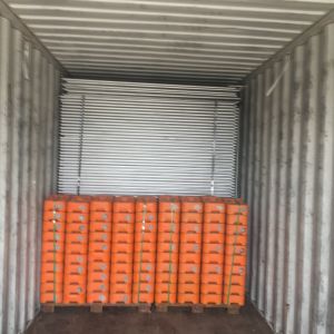 Portable Security Fence , Builders Temporary Fencing Q235 Steel Materials