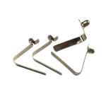 6mm Push Button Spring Clips Stainless Steel Solid Punching Process