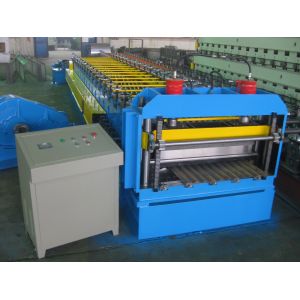 Buy cheap Automatic Metal Glazed Roof Tile Roll Forming Machine Siemens PLC Control for from wholesalers
