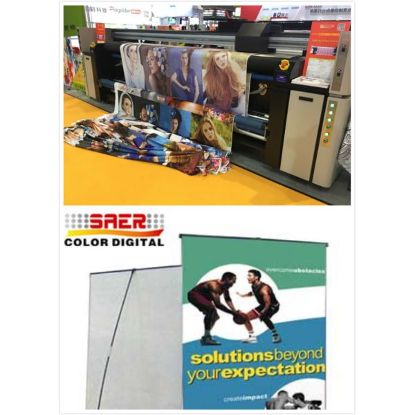 Printer Heads Digital Fabric Sublimation Textile Printing For Banner