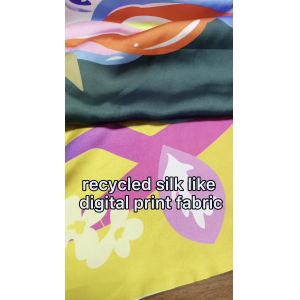 Wholesale silk touch Matt stretch Satin 50D spandex polyester printing Fabric from china suppliers