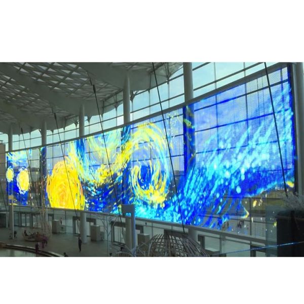 Led Transparent Display Pixel Pitch 4-8mm With High Permeability And Optical
