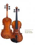 V07-carved Violin 4/4 Advanced Italy handmade violin Antique Spruce wood Violino
