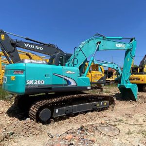 Used Kobelco SK200 Excavator Advanced Technology for Energy Saving and Easy