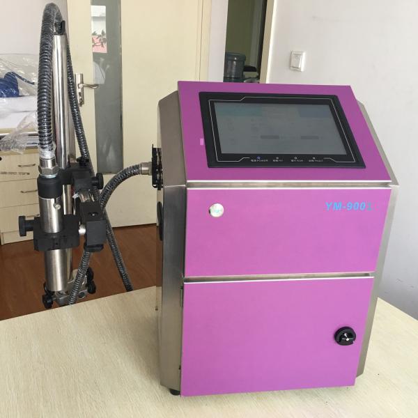 Quality Ink Saving Inkjet Date Code Printer / Industrial Expiry Date Coding Machine for sale
