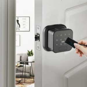 QLEUNG S603 Smart Lock with 300 Fingerprint Capacity 35-55mm Door Thickness and
