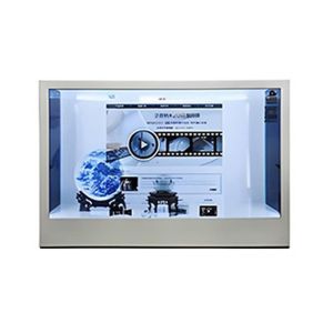 FCC Transparent LCD Advertising Interactive Translucent Lcd Box