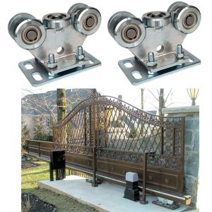 Adjustable Bottom Cantilever Sliding Gate Wheels Iron Metal
