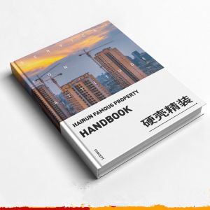 Professional Printing Full Color Brochures Hardcover Book With SPOT UV