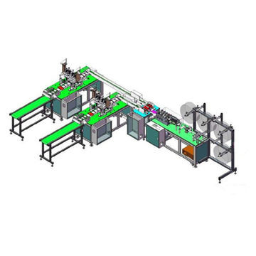 Quality High Speed Automatic Face Mask Making Machine With PLC Controlling for sale
